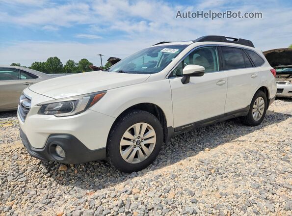 4S4BSAHC3K3214324 2019 SUBARU OUTBACK Белый Передняя левая четверть