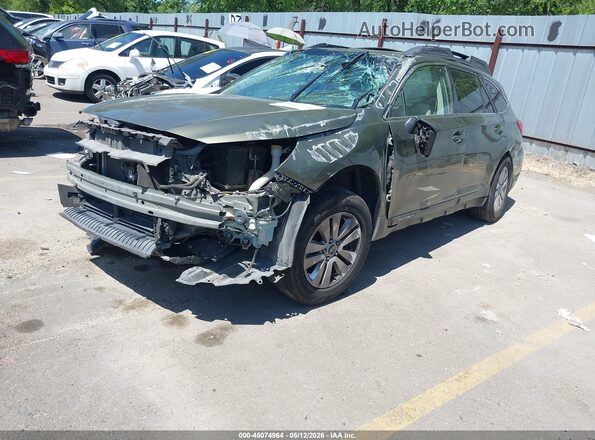 4S4BSAHC3K3279366 2019 SUBARU OUTBACK Зеленый Передняя левая четверть