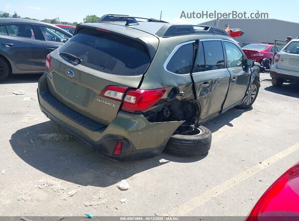 4S4BSAHC3K3279366 2019 SUBARU OUTBACK Зеленый Задняя правая четверть