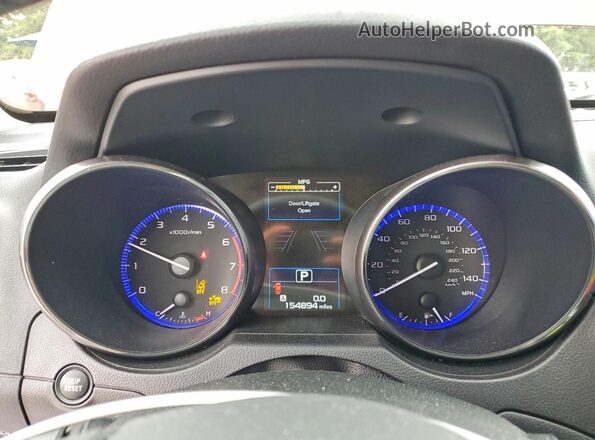 4S4BSAHC5G3240656 2016 SUBARU OUTBACK Maroon Widok zestawu wskaźników