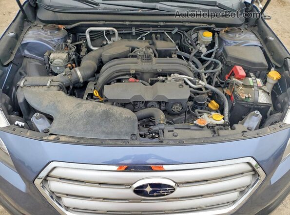 4S4BSAHC5H3214253 2017 SUBARU OUTBACK Синий Вид задней части салона
