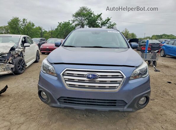 4S4BSAHC5H3214253 2017 SUBARU OUTBACK Синий Вид спереди