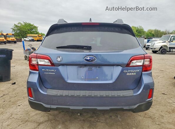 4S4BSAHC5H3214253 2017 SUBARU OUTBACK Синий Вид сзади