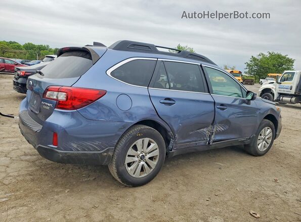 4S4BSAHC5H3214253 2017 SUBARU OUTBACK Синий Задняя правая четверть