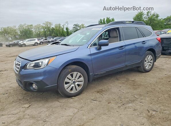 4S4BSAHC5H3214253 2017 SUBARU OUTBACK Синий Передняя левая четверть