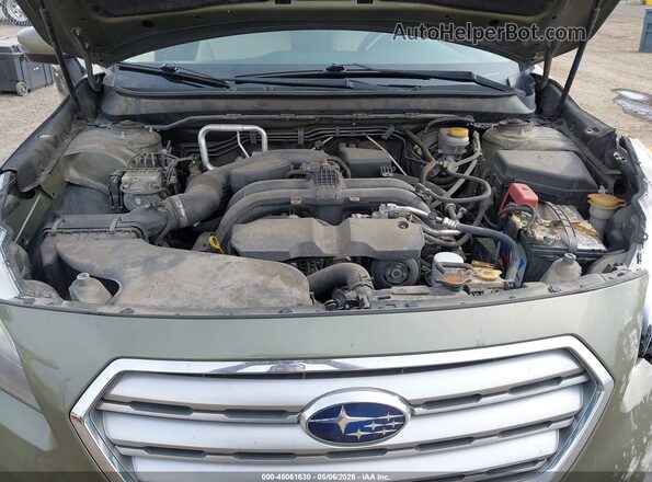 4S4BSAHC6H3305841 2017 SUBARU OUTBACK Зеленый Вид сзади