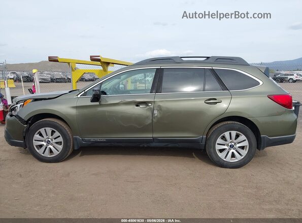 4S4BSAHC6H3305841 2017 SUBARU OUTBACK Зеленый Панорамный вид салона 360°