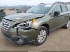 2017 Subaru Outback 2.5i Premium Зеленый vin: 4S4BSAHC6H3305841