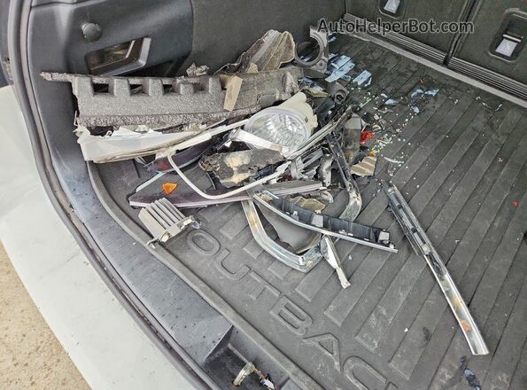 4S4BSAHC6K3294377 2019 SUBARU OUTBACK White Vista del compartimento del motor