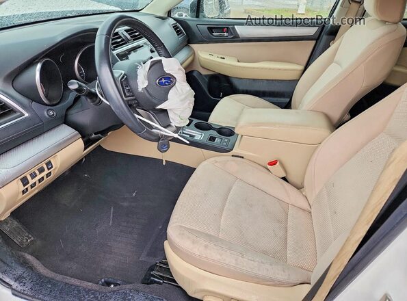 4S4BSAHC6K3294377 2019 SUBARU OUTBACK White Vista interior delantera