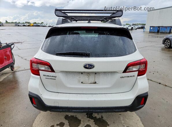 4S4BSAHC6K3294377 2019 SUBARU OUTBACK White Vista trasera