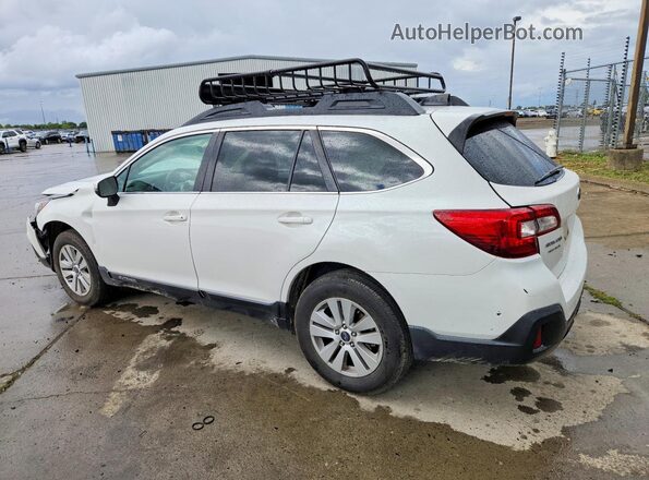 4S4BSAHC6K3294377 2019 SUBARU OUTBACK White Trasero izquierdo