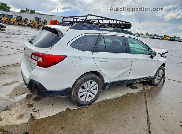 4S4BSAHC6K3294377 2019 SUBARU OUTBACK White Trasero derecho