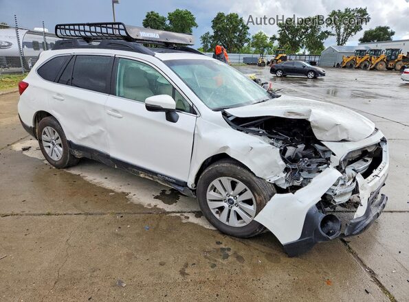 4S4BSAHC6K3294377 2019 SUBARU OUTBACK White Delantero derecho