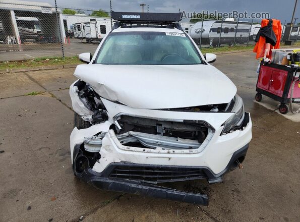 4S4BSAHC6K3294377 2019 SUBARU OUTBACK White Vista frontal