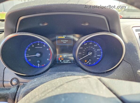 4S4BSAHC8H3309213 2017 SUBARU OUTBACK Синий Вид щитка приборов