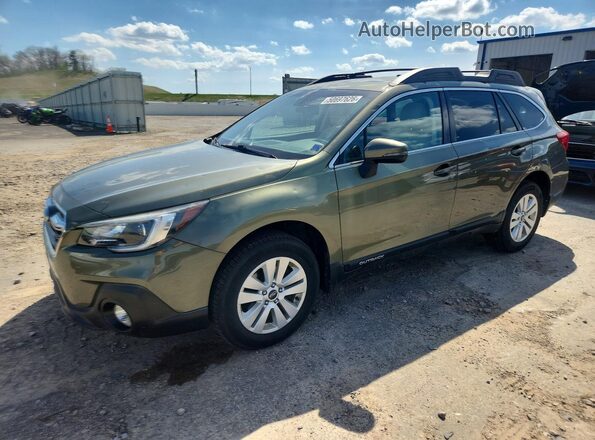 4S4BSAHC9K3215221 2019 SUBARU OUTBACK Зеленый Передняя левая четверть