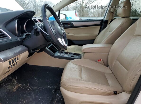 4S4BSAHCXG3336654 2016 SUBARU OUTBACK Белый Вид салона спереди