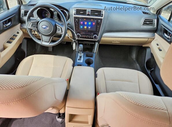 4S4BSAHCXJ3315889 2018 SUBARU OUTBACK Зеленый Вид панели приборов