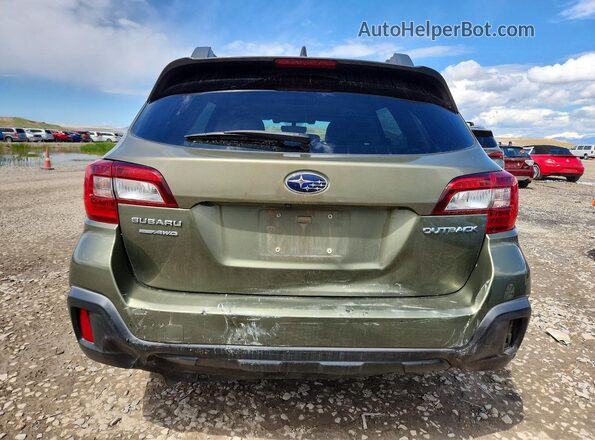 4S4BSAHCXJ3315889 2018 SUBARU OUTBACK Зеленый Вид сзади