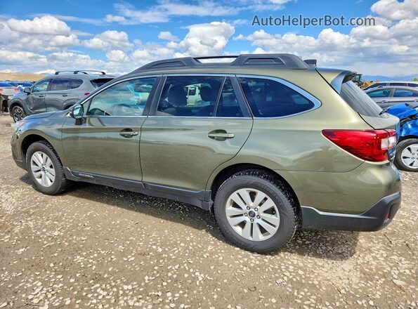 4S4BSAHCXJ3315889 2018 SUBARU OUTBACK Зеленый Задняя левая четверть