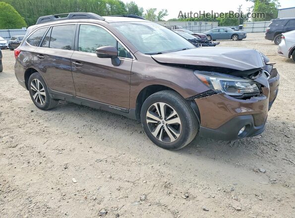 4S4BSAJC4K3290743 2019 SUBARU OUTBACK Коричневый Передняя правая четверть