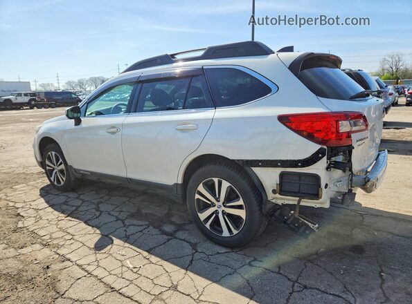4S4BSAJC6K3384381 2019 SUBARU OUTBACK Белый Задняя левая четверть
