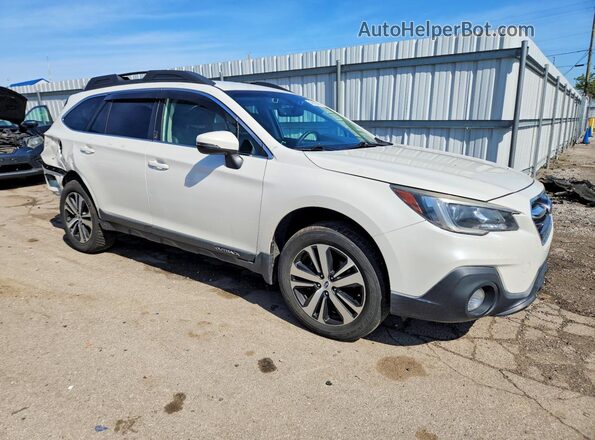 4S4BSAJC6K3384381 2019 SUBARU OUTBACK Белый Передняя правая четверть