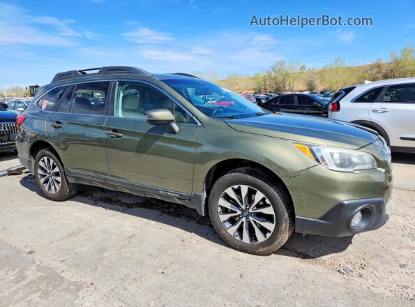 4S4BSAJC8G3267702 2016 SUBARU OUTBACK Зеленый Передняя правая четверть
