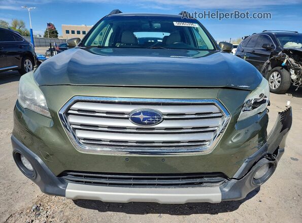 4S4BSAJC8G3267702 2016 SUBARU OUTBACK Зеленый Вид спереди