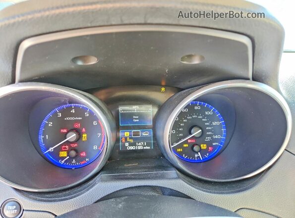 4S4BSAJC8G3267702 2016 SUBARU OUTBACK Зеленый Вид щитка приборов