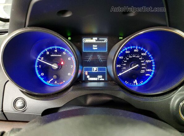 4S4BSAJC8K3366108 2019 SUBARU OUTBACK Серый Вид щитка приборов
