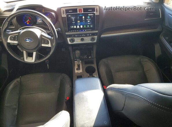 4S4BSAJCXG3284789 2016 SUBARU OUTBACK Gray Widok deski rozdzielczej