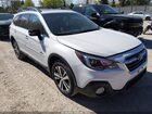 2018 Subaru Outback 2.5i Limited White vin: 4S4BSAKC1J3310296