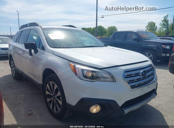 4S4BSAKC2H3366743 2017 SUBARU OUTBACK White Przód prawy
