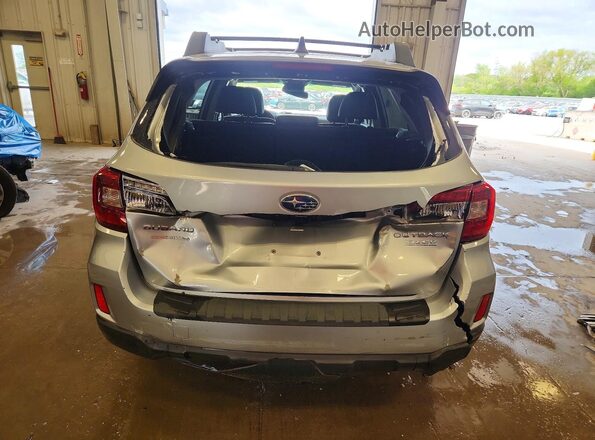 4S4BSAKC2H3414953 2017 SUBARU OUTBACK Серебряный Вид сзади