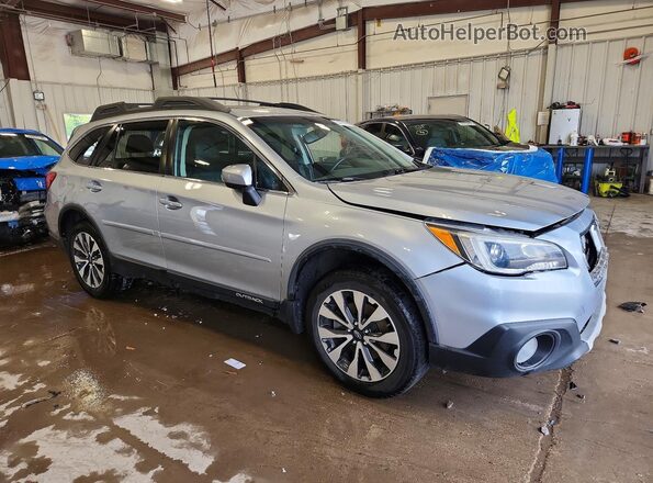 4S4BSAKC2H3414953 2017 SUBARU OUTBACK Серебряный Передняя правая четверть