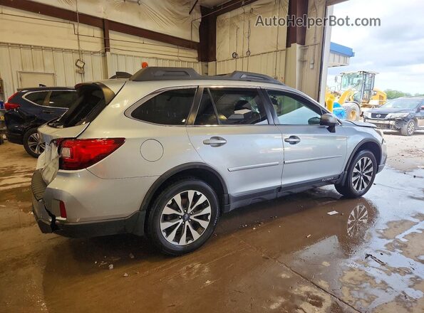 4S4BSAKC2H3414953 2017 SUBARU OUTBACK Серебряный Задняя правая четверть