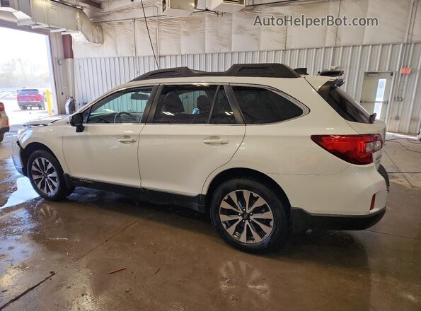 4S4BSAKC4H3216732 2017 SUBARU OUTBACK Белый Задняя левая четверть