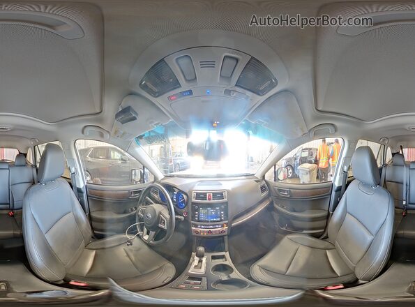 4S4BSAKC4H3216732 2017 SUBARU OUTBACK Белый Панорамный вид салона 360°