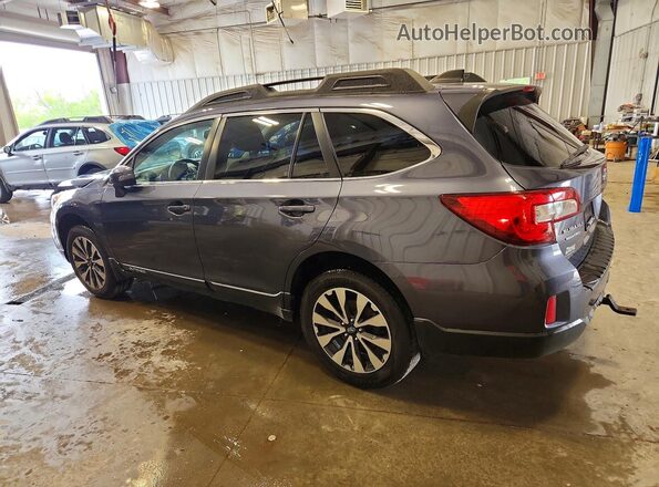 4S4BSAKC5H3219767 2017 SUBARU OUTBACK Серый Задняя левая четверть