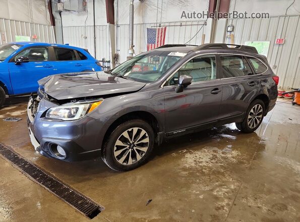 4S4BSAKC5H3219767 2017 SUBARU OUTBACK Серый Передняя левая четверть