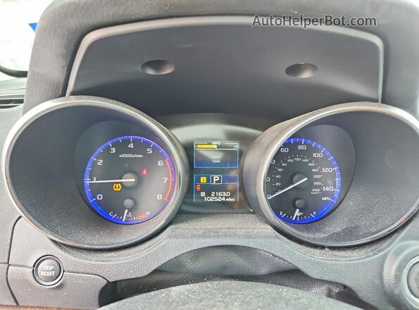 4S4BSAKC9H3437663 2017 SUBARU OUTBACK Серебряный Вид щитка приборов