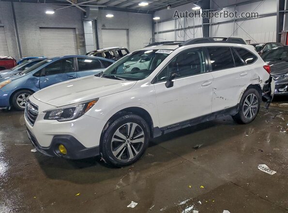 4S4BSAKC9J3269870 2018 SUBARU OUTBACK Белый Передняя левая четверть
