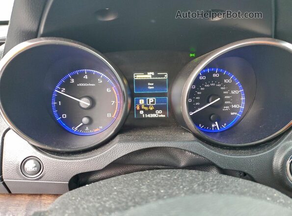 4S4BSAKC9J3269870 2018 SUBARU OUTBACK Белый Вид щитка приборов