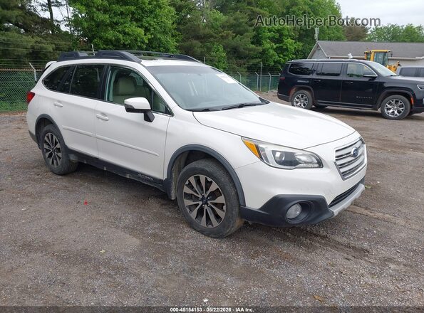 4S4BSAKCXH3223572 2017 SUBARU OUTBACK White Przód prawy