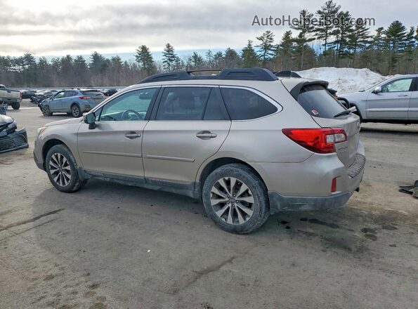 4S4BSALC2G3234949 2016 SUBARU OUTBACK Кремовый Задняя левая четверть