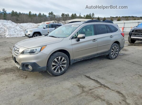 4S4BSALC2G3234949 2016 SUBARU OUTBACK Кремовый Передняя левая четверть