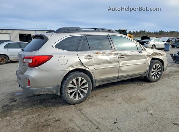 4S4BSALC2G3234949 2016 SUBARU OUTBACK Кремовый Задняя правая четверть