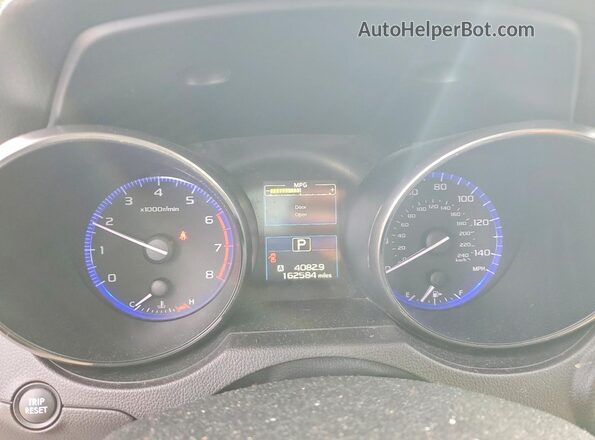 4S4BSALC2G3234949 2016 SUBARU OUTBACK Кремовый Вид щитка приборов